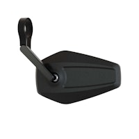 HIGHSIDER smart Lenkerendenspiegel Booster 2 Schwarz Kurz (1Stck.)