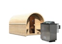 Vorschaubild Karibu Gartensauna/Saunafass Fasshaus 3 inkl. gratis 9 kW Bio-Saunaofen im Wert von 879,99 €