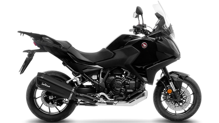 LeoVince SLIP-ON Edelstahl SBK LV-12 Schwarz für HONDA NT 1100