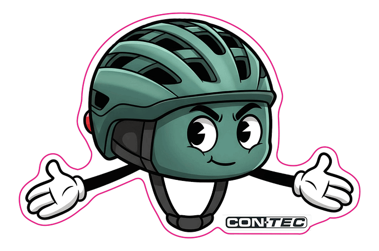 CONTEC Aufkleber Helmet 10 x 65 mm