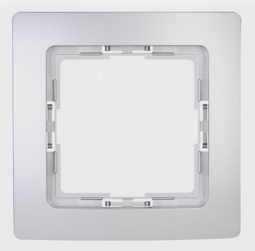 Kopp Abdeckrahmen PARIS 1-fach silber