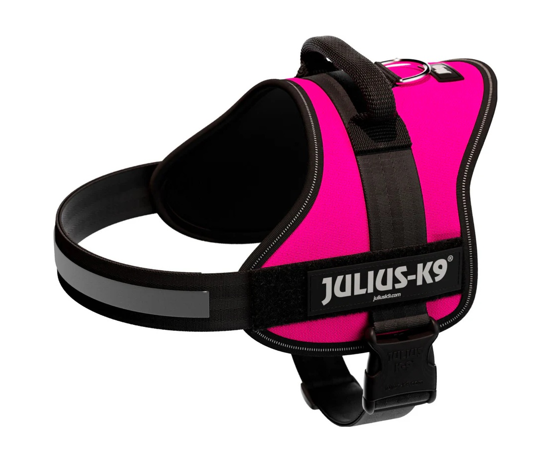 TRIXIE K9®Powergeschirr®, L/1: 66–85 cm/50 mm, fuchsia