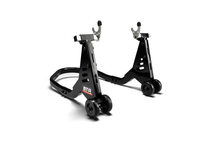 BTR höhenverstellbares Motorrad Montageständer Set