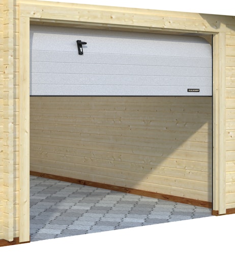 Palmako Garage Roger 27,7 m² - 70 mm - mit Sektionaltor