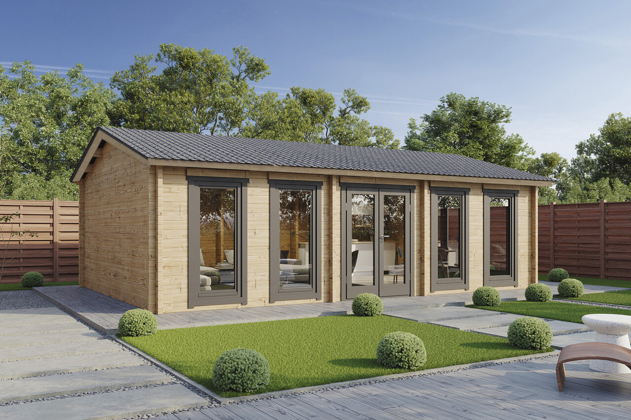 Wolff Finnhaus Ferienhaus Moma 43 - 70 mm