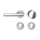Vorschaubild Griffwerk LOREDANA PROFESSIONAL Schraubtechnik -Edelstahl poliert/matt  Rosettengarnitur -Schraubt. -Knopf R2 -WL -TS 40-45mm