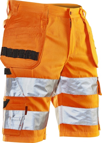 Jobman Kurze Hose Hi-Vis mit Hängetaschen 2205