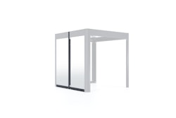 SunElements Wandelement SunCover Deluxe - 5 mm ESG satiniert