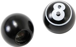 CONTEC Ventilkappe Valve.Caps "8 Ball" schwarz