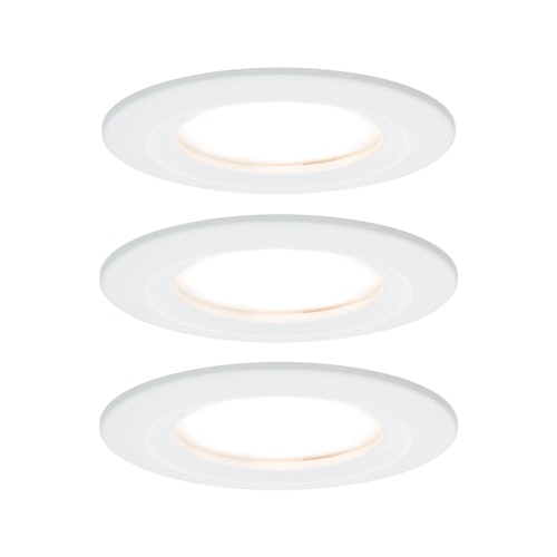 Paulmann Einbauleuchte Nova Coin 3er LED 3x6,5W weiß matt rund