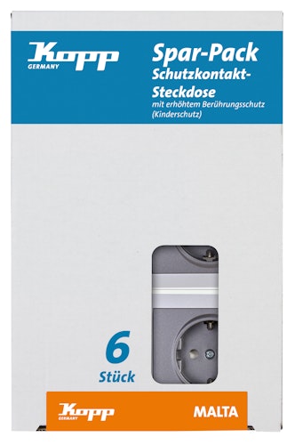 Kopp Steckdose anthrazit - 923415053