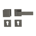 Vorschaubild Griffwerk Wechselgarnitur GRAPH SQUARE - Rosetten eckig
