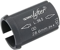 by,schulz Reduzierhülse Speedlifter Ø 24,4/24,6 mm schwarz 39,5 lang