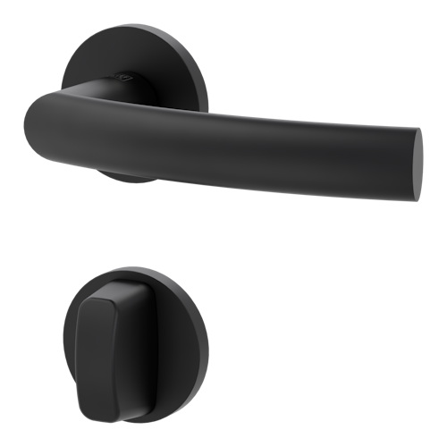 Griffwerk VAYA 178 LORITA fast2fix Fast2Fix GK3 Rosetten rund WC rot/weiß Graphitschwarz