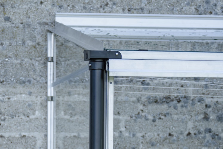 Halls Dachrinnen - Verbindungsset für Entwässerung in Regentonne