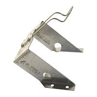 Halter für Unterlegkeil mit Breite 120 mm, Stahl