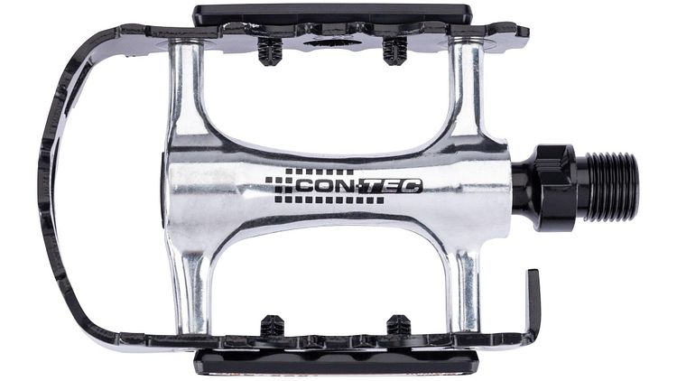 CONTEC Pedal Spinner MTB 9/16 Zoll silber/schwarz