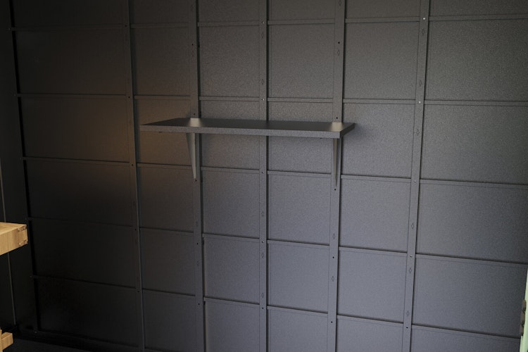 Wolff Finnhaus Regal Set 80 cm für Metall-Gartenhäuser