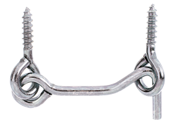 Alberts® Sturmhaken, mit Öse, galvanisch verzinkt dickschichtpassiviert, zum Einschrauben, Haken 60x⌀4 mm,Karte à 1 St. 903800