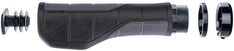 CONTEC Griff MERGE City Comfort 96/140 mm schwarz/grau