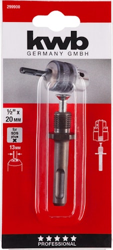 kwb SDS Adapter f.Bohrf.1/2"x20 SB 299900