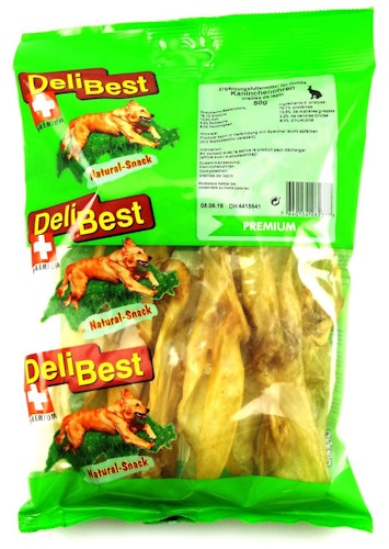 DeliBest Kaninchenohren Hundekauartikel