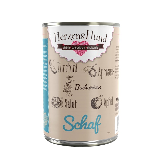 Herzenshund 400 Gramm HundenassfutterVorschaubild