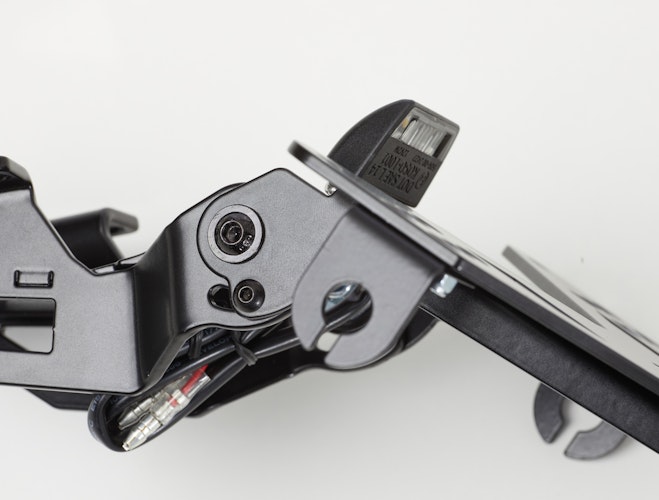 PROTECH V-SHAPE Kennzeichenhalter SET mit Reflektor und Beleuchtung Alu & Stahl Schwarz für HONDA CB1000R