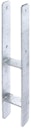 Vorschaubild Alberts® H-Pfostenträger 300x60x6mm Gesamtlänge 600mm für verschiedene Pfostenstärken