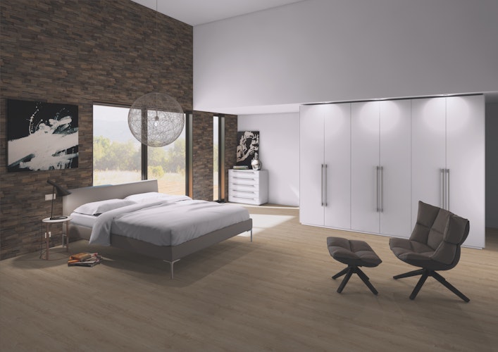 INDO rustikale Holzwandverkleidung Teak DA52050CH Charred