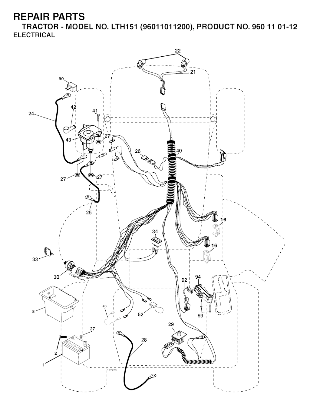 Explosionszeichnung Ersatzteile