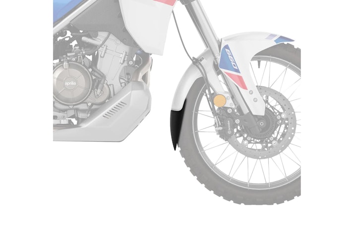 BODYSTYLE Kotflügelverlängerung vorne ABS Kunststoff schwarz-matt für APRILIA Tuareg 660, Tuareg Rally 660