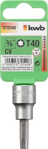 kwb Steckschl-Bit 3/8" x T 40 SB 372540
