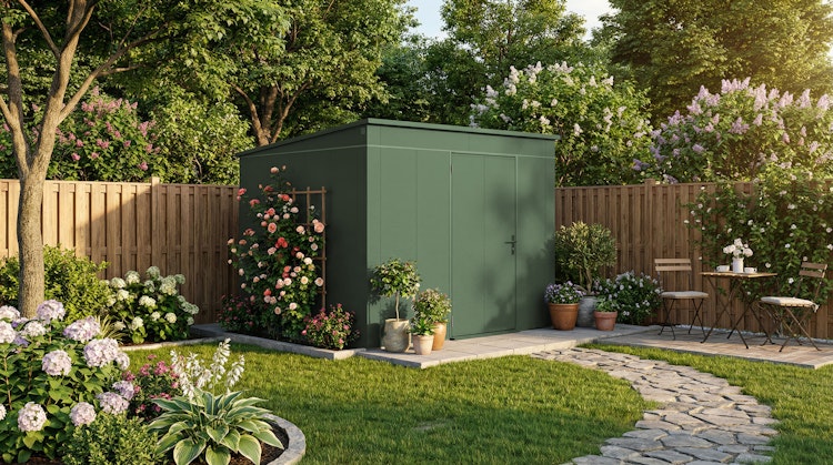 Weka Metall-Gerätehaus Gary 1-9