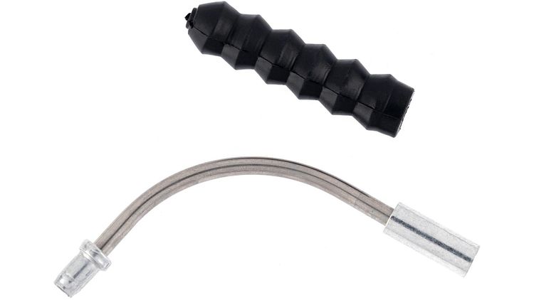 CONTEC Bremszug-Führungsröhrchen V-Stop vorn 90° silber