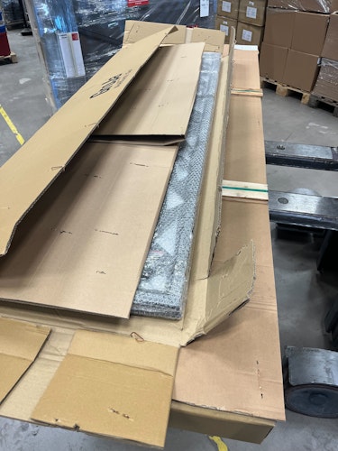 B-Ware GroJa Design Triangle XL Anthrazit DB 703 1800x60cm inkl. Befestigungsmaterial