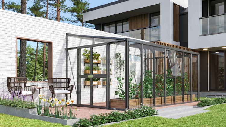 Vitavia Gewächshaus Helena 11900 inkl. 2 Seitenfenstern - 11,8 m²