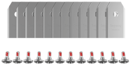 Segway Navimow Long-Life-Ersatzmesser 12 Stück, inkl. SchraubenZubehörbild