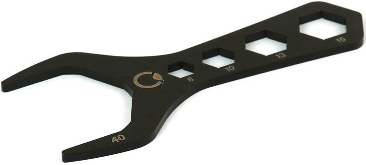 by,schulz Multifunktionsschlüssel SW40 schwarz