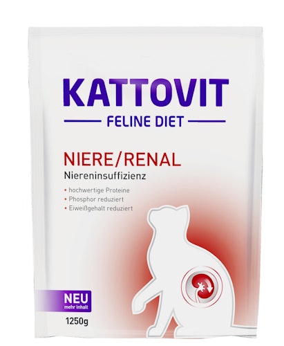 KATTOVIT Feline Diet Niere/Renal Katzentrockenfutter Diätnahrung