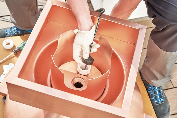 Oase Kupferschale Rund 90