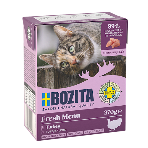 Bozita Häppchen in Gelee 370 Gramm Katzennassfutter