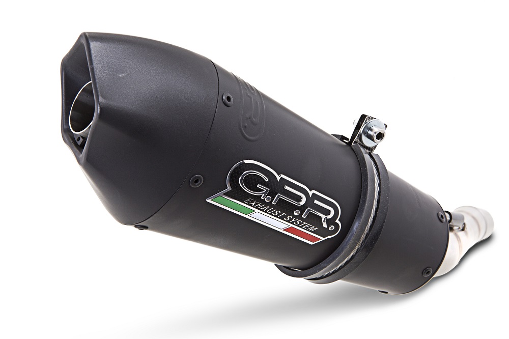 GPR Endschalldämpfer Kawasaki Z 1000 2010/13 Pair EC-Approv. slip-on exhaust Gpe Ann. Black Titai