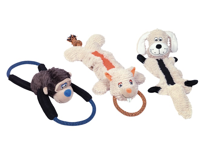 NOBBY Plüsch Nager "Stretch" mit Seil 59 cm