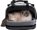 Vorschaubild TRIXIE Wohn- und Transporttasche Valery, 29 × 31 × 49 cm, schwarz/grau
