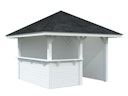 Vorschaubild Palmako Pavillon Bianca 8,3 m² Set 103