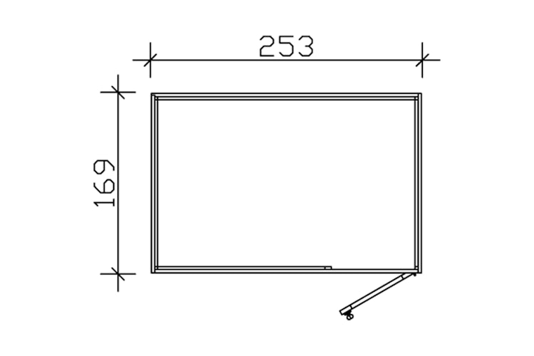 Skan Holz CrossCube Gartenhaus Sydney 2