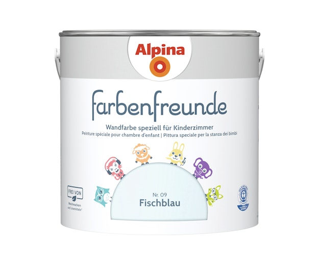 Alpina Farbenfreunde Nr. 09 Fischblau 2,5 Liter matt