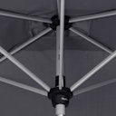 Vorschaubild doppler Mittelmastschirm ACTIVE 300 x 200 Auto-Tilt, Aluminium Silber / Polyester 180 g/m²