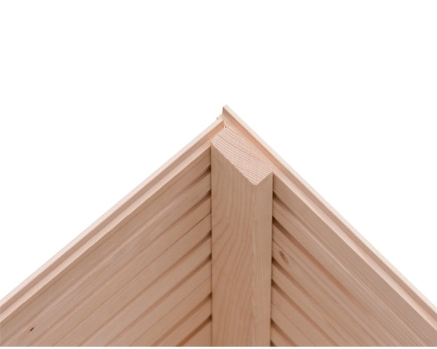 Karibu Eco Gartenhaus Merseburg 3 inkl. Anbaudach - Sparset